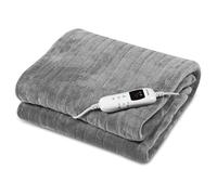 HYUNDAI ELECTRONICS I Manta eléctrica CCH 130 I 120 W I 6 niveles de calor I Ajuste de temperatura 30-45 °C I Micropolar I Mando a distancia I Temporizador I Dimensiones: 130 x 160 cm I Lavable a