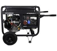 Hyundai HY-HY9000LEK-3 (Trifá.) - Generador gasolina serie pro 3.000 rpm, Negro