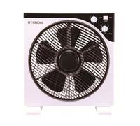 Hyundai HYVBF30LUX Box Fan Ventilador de Suelo Blanco/Negro 45W 30cm
