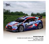 HYUNDAI I20 COUPE WRC #7 P-L. LOUBET / V. LANDAIS- RALLY SARDEGNA 2020