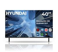 Hyundai Smart TV LED 40 HTV4000A HD DVBT2-S2 E Negro Android 12.0 Mando con Acceso Directo a Apps Conexión Mi