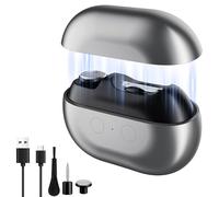 Hyunlai Cortaúñas eléctrico 3 en 1 con LED, lima de uñas eléctrica multifunción para pulir, recortadora de uñas recargable para bebés, personas mayores, adultos, seguro y suave para las manos