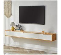 HYUNXC Soporte de TV Flotante, Centro de Entretenimiento de Pared, Consola Multimedia para TV, Mueble de TV, Banco de TV Grande para Sala de Estar
