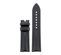 HYUOIND Compatible con Blancpain Fifty Fathoms 50 Finds 5000 5100 5015 5200 Aurora Correa de reloj de lona de nailon verde Accesorios Cadena de reloj for hombre(Black line no buckle,23mm)