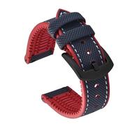 HYUOIND Compatible con Breitling Omega IWC Mark Sailcloth Nylon FKM Suelo de goma Correa de reloj 18/20/22/24 mm Qucik Release Strap Hombre Mujer, 24mm, Acetato, Sin piedra preciosa