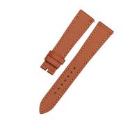 HYUOIND Compatible con correas de reloj Hermes H Hour/Cape Cod Calf Leaher de grano liso, accesorios for mujer, 16, 17, 20mm(Yellowish-brown)
