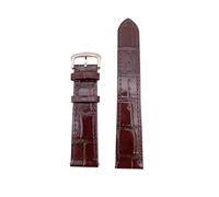 HYUOIND Correa de piel de vacuno completa, transpirable y duradera, compatible con accesorios de pulsera de cuero Cartier Solo/Santos, 15mm, Acetato, No es una piedra preciosa