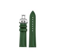 HYUOIND Correa de reloj compatible con BLANCPAIN Fifty Fathoms 5000, 5015 y 5200, de nailon y lona, color negro, for hombre, 23 mm.(A-green-silver,23mm)