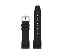 HYUOIND Correa de reloj de caucho fluorado de 20 mm, 21 mm y 22 mm compatible con el brazalete deportivo IWC Quick Release Pilot AMG Petronas F1 Team.(Black Gray,21mm)