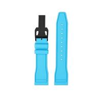 HYUOIND Correa de reloj de caucho fluorado de 20 mm, 21 mm y 22 mm compatible con el brazalete deportivo IWC Quick Release Pilot AMG Petronas F1 Team.(Silver,22mm)