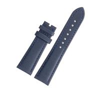 HYUOIND Correa de reloj de negocios compatible con Blancpain Fifty Fathoms Series 5000/5015/5200, correa de piel de vacuno de nailon de 23 mm.(Blue Nobuckle)