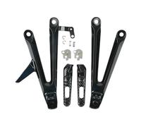 HYUOIND Estriberas traseras for Pasajero compatibles con Accesorios de Motocicleta Honda CBR1000RR 2004-2007 2006 2005(Black A)