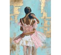 Hyupuanj 5D Diamond Painting Kit Completo, Chica de ballet 70x90cm h-14