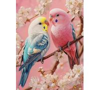 Hyupuanj 5D Diamond Painting Kit Completo, Pájaro del amor 30x40cm h-3