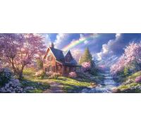 Hyupuanj 5D DIY Diamond Painting Kit Completo, Sakura xiongan Wu Pintura de Diamante, DIY Cristal Pintura de Diamante para Adultos, Diamond Painting Adultos, Decoración de Pared Hogar 90x180cm h-992