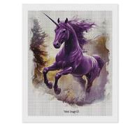 Hyupuanj Diamond Painting para Adultos, 5D DIY Pintura Diamante Kit Completo, Forest unicornio Diamantes Kit, Kits de Punto de Cruz para Niños, Artes Artesanal Decoración Hogar, Regalo 50x70cm p-639