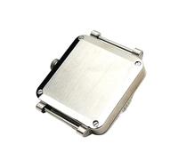 Hyuwdai 1 caja cuadrada NH36 SKX007 vidrio de zafiro sellado impermeable para caja de reloj de movimiento automático NH35 NH36, zafiro Glass, ágata, Sapphire Glass, Ágata
