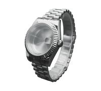 Hyuwdai 1 caja de reloj de 36 mm/39 mm compatible con NH34 NH35 NH36 ETA2824 2836 Movimiento Zafiro 100 m impermeable, 36mm CASE NH35 NH36, Ágata