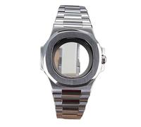 Hyuwdai 1 caja de reloj de 40 mm, piezas de cristal de zafiro para movimiento modificado nh34 Nh35 Nh36, resistente al agua, acero 316, NH34 35 36 38, Agate