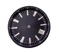 Hyuwdai 1 caja de reloj de la serie Overseas de 41 mm, NH34, NH35, NH36, NH70, NH72, movimiento de 33 mm, esfera con acabado cepillado, talla única, Ágata