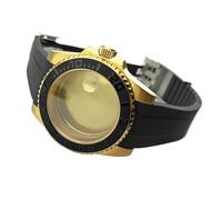 Hyuwdai 1 caja de reloj mecánico de 40 mm, cristal de zafiro para NH series 35, 36, 38, accesorios de montaje de relojes, Case diameter 40mm, Agate