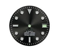 Hyuwdai 1 esfera con logotipo S de 28,5 mm adecuada para NH35/NH36/4R/7S, movimiento automático, accesorios de modificación de reloj luminoso verde, N-d-396, Style