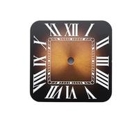 Hyuwdai 1 esfera cuadrada NH35 con logotipo S de 27 mm, adecuada para movimientos NH35/NH36, herramienta de reparación de accesorios de relojes, K-522, S Dial