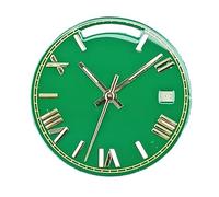 Hyuwdai 1 esfera de 28,5 mm y manecillas de movimiento 8285, calendario único, azul, negro, café, verde, blanco, esfera luminosa, accesorios para reloj, Js5026, talla única