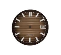 Hyuwdai 1 esfera de 30,5 mm con luz verde, adecuada para accesorios de reloj NH35, Esfera de 17 segundos, talla única