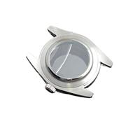 Hyuwdai 1 funda de zafiro para hombre de 40 mm apta para 8285 NH35 movimiento de buceo caja de acero inoxidable 20 mm correa de reloj accesorios de reloj, Miyota 8285, Ágata