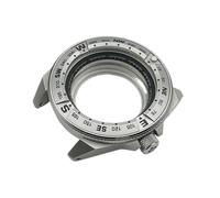 Hyuwdai 1 funda NH35 compatible con NH35 NH36 4R, movimiento automático, esfera de acero inoxidable, espejo de zafiro de 28,5 mm, talla única, Ágata