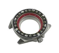 Hyuwdai 1 funda NH35 para NH35 NH36 4R, movimiento automático, esfera de acero inoxidable, espejo de zafiro de 28,5 mm, talla única, Ágata