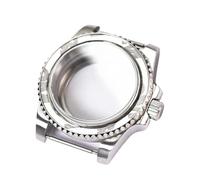 Hyuwdai 1 pieza de 38 mm turquesa azul hielo bisel de cerámica inserto caja de acero para buceo de 40 mm NH35 NH36 Calibre SKX007 piezas de reloj Mods, talla única, Ágata