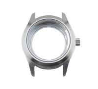 Hyuwdai 1 pieza de cristal de zafiro de acero inoxidable de 36 mm, 39 mm, 10 ATM, compatible con NH35 NH35A NH36, 36mm NH35 NH36, Ágata