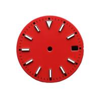 Hyuwdai 1 reloj individual de 28.5 pulgadas de diámetro, sin calendario, esfera luminosa azul y verde y manecillas para NH35/2815/2836. Accesorios de reloj de movimiento, N.º 5 Nh35, talla única