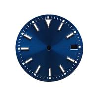 Hyuwdai 1 reloj individual de 28.5 pulgadas de diámetro, sin calendario, esfera luminosa azul y verde y manecillas para NH35/2815/2836. Accesorios de reloj de movimiento, No.8 Nh35, talla única