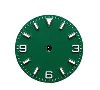 Hyuwdai 1 reloj individual de 28.5 pulgadas de diámetro, sin calendario, esfera luminosa azul y verde y manecillas para NH35/2815/2836. Accesorios de reloj de movimiento, No.11 Nh35 2815, talla única