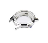 Hyuwdai 1 reloj mecánico de 40 mm de acero inoxidable 316L para movimiento NH35 NH38, talla única, Ágata