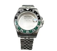 Hyuwdai 1 reloj para hombre de 40 mm NH35 NH36, caja de acero inoxidable, caja mecánica modificada de zafiro, N.º 34, Dense bottom