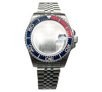 Hyuwdai 1 reloj para hombre de 40 mm NH35 NH36, caja de acero inoxidable, caja mecánica modificada de zafiro, N.º 56, Transparent bottom