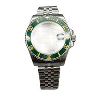 Hyuwdai 1 reloj para hombre de 40 mm NH35 NH36, caja de acero inoxidable, caja mecánica modificada de zafiro, N.º 22, Dense bottom