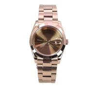Hyuwdai 1 Uds. Caja de reloj for hombre de 36mm y 40mm, pulsera de zafiro for NH35 NH36 4R36 8215, movimiento de 28,5mm, esfera 10ATM(Solid bottom cover 1,40mm NH35 NH36)