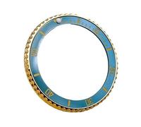 Hyuwdai Caja de reloj con anillo de engranaje doble, bisel de 41mm x 32mm, llantas, anillo de acero Compatible con SKX007 SKX009 SKX011, bisel de acero inoxidable(S11)