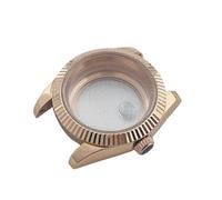 Hyuwdai Caja de reloj de 39mm, 8285, lupa plana, caja de cristal de zafiro, piezas de reloj adecuadas, movimiento 8285, 1 Uds.(Rose)