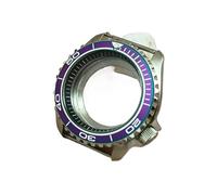 Hyuwdai Cajas de reloj SKX007, cristal de zafiro compatible con NH35 NH36 4R 7S26, funda trasera transparente con movimiento, funda for reloj de buceo, 1 Uds.(NO.22)