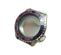 Hyuwdai Cajas de reloj SKX007, cristal de zafiro compatible con NH35 NH36 4R 7S26, funda trasera transparente con movimiento, funda for reloj de buceo, 1 Uds.(NO.17)