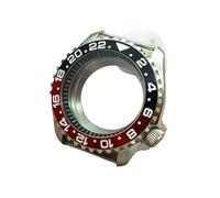 Hyuwdai Cajas de reloj SKX007, cristal de zafiro compatible con NH35 NH36 4R 7S26, funda trasera transparente con movimiento, funda for reloj de buceo, 1 Uds.(NO.04)