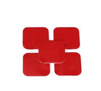 Hyuwdai Cinta adhesiva de doble cara acrílica transparente: parche resistente al agua que no deja rastro.(Square 30x30mm 10PCS)