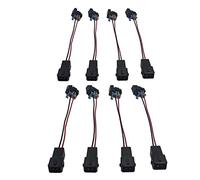 HYXUAN 8PCS PARA Compatible con LQ4 LQ9 4.8 5.3 6.0 Delphi inyectores en LS1 LT1 EV1 cableado arnés conectores