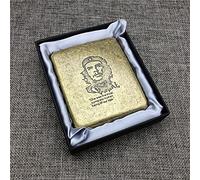 HYY-YY Fashion Chairman Mao Che Guevara MacArthur - Caja de cigarrillos de estilo clásico, color bronce